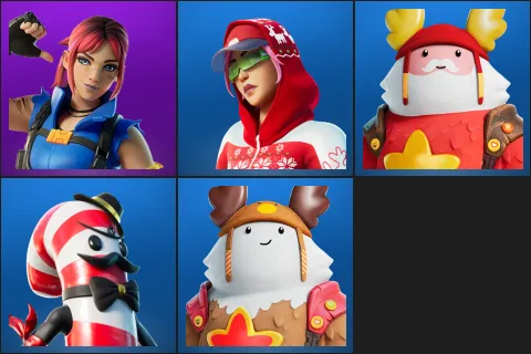 Explorer Emilie, Arctic Adeline, Guff Gringle, Mr. Dappermint, Sled Ready Guff