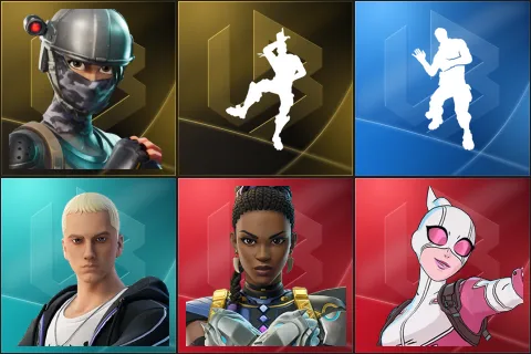 Elite Agent, Take The L, Laugh It Up, Slim Shady, Shuri, Gwenpool