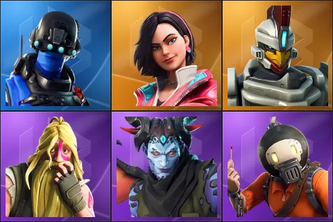 Carbon Commando, Rox, Sentinel, Bunker Jonesy, Malcore, Splode