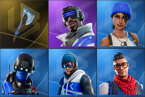 Leviathan Axe, Blue Striker, Blue Team Leader, Carbon Commando, Point Patroller, Prodigy