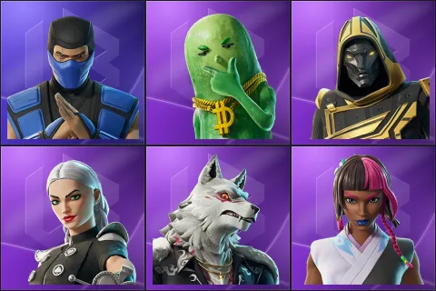 Sub-Zero (MK3), Big Dill, Blitz Knight, Cassidy Quinn, Fletcher Kane, Iridia Vayne