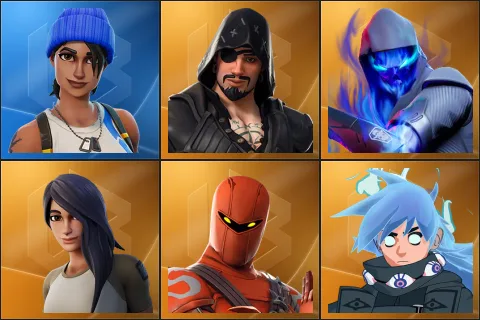 Blue Team Leader, Blackheart, Fusion, Gear Specialist Maya, Hybrid, Nezumi