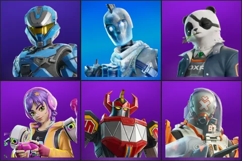 UNSC Spartan, Glacial Dummy, Agent Patch, Battle Gamer Mae, Dino Megazord, Lt. Ripp Slade