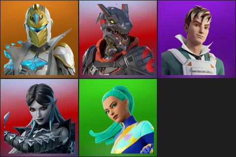 Spectra Knight, Drakon Steel Hybrid, Nolan Chance, Shimmerdusk, Champion Kyra