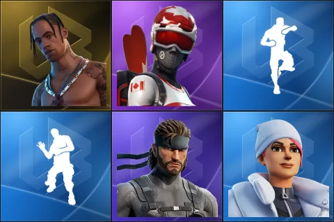 Travis Scott, Mogul Master (CAN), Scenario, Laugh It Up, Solid Snake, Blizzard Bomber