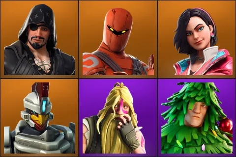 Blackheart, Hybrid, Rox, Sentinel, Bunker Jonesy, Lt. Evergreen