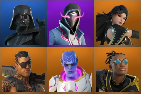 Darth Vader, Xander, Era, Joey, Kymera, Malik