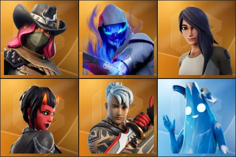 Calamity, Fusion, Gear Specialist Maya, Malice, Ronin, Polar Peely