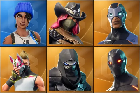 Blue Team Leader, Calamity, Carbide, Drift, Enforcer, Omega