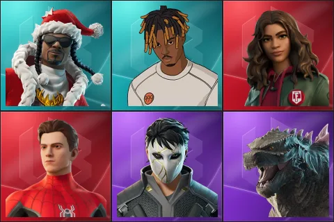 Santa Dogg, Slayer Juice WRLD, MJ (No Way Home), Spider-Man (No Way Home), Daigo, Godzilla Evolved
