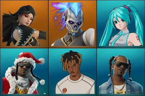 Era, Renzo the Destroyer, Hatsune Miku, Santa Dogg, Slayer Juice WRLD, Snoop Dogg