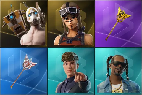 Psycho Bandit, Renegade Raider, The Axe of Champions, The Axe of Champions 2.0, Clix, Snoop Dogg