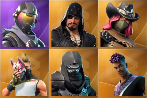 Rogue Agent, Blackheart, Calamity, Drift, Enforcer, Fade