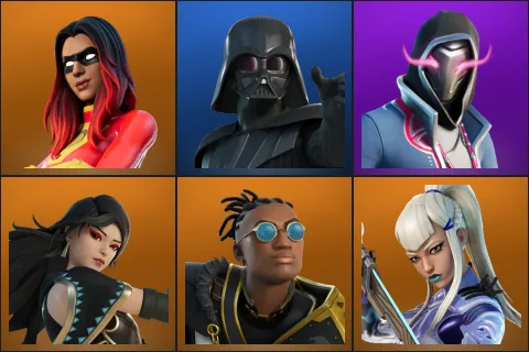 Joltara, Darth Vader, Xander, Era, Malik, Mizuki