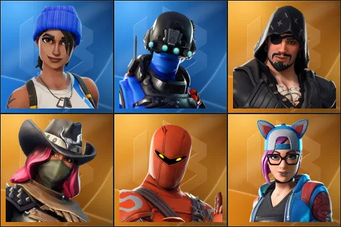 Blue Team Leader, Carbon Commando, Blackheart, Calamity, Hybrid, Lynx