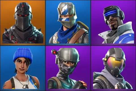 Black Knight, Blue Squire, Blue Striker, Blue Team Leader, Elite Agent, Rogue Agent