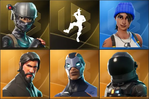 Elite Agent, Take The L, Blue Team Leader, The Reaper, Carbide, Dark Voyager