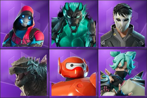 Bonehead, Cerberus, Daigo, Godzilla Evolved, Hero Baymax, Jade