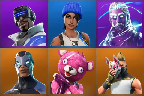 Blue Striker, Blue Team Leader, Galaxy, Carbide, Cuddle Team Leader, Drift
