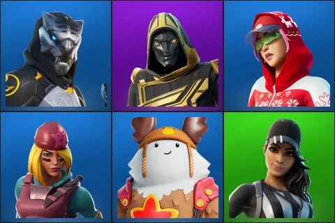 Huntmaster Saber, Blitz Knight, Arctic Adeline, Skully, Sled Ready Guff, Replay Ranger