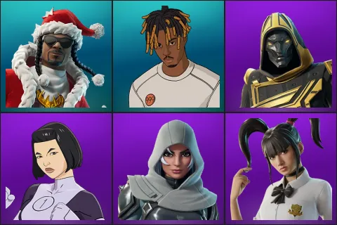 Santa Dogg, Slayer Juice WRLD, Blitz Knight, Dupli-Kate, Vanguard Zadie, Yuki Yubari