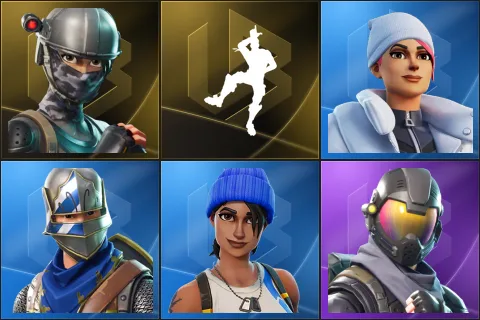 Elite Agent, Take The L, Blizzard Bomber, Blue Squire, Blue Team Leader, Rogue Agent