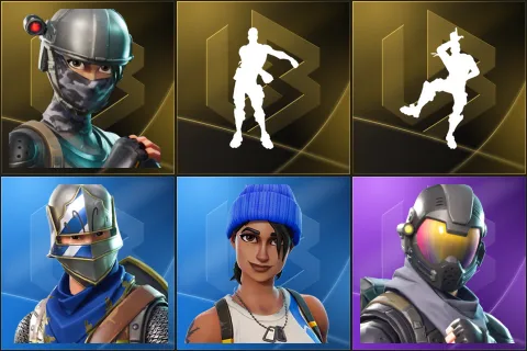 Elite Agent, Floss, Take The L, Blue Squire, Blue Team Leader, Rogue Agent