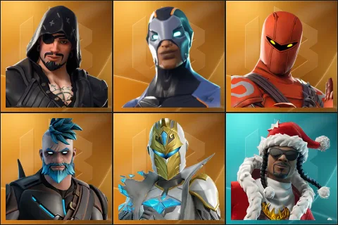 Blackheart, Carbide, Hybrid, Omegarok, Spectra Knight, Santa Dogg