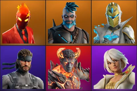 Inferno, Omegarok, Spectra Knight, Solid Snake, Heartbreak Ranger, Aphrodite