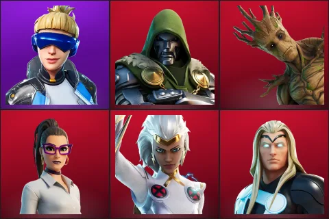 Neo Versa, Doctor Doom, Groot, Jennifer Walters, Storm, Thor