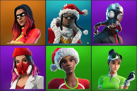 Joltara, Santa Dogg, Chaos Agent, Yulejacket, Holly Jammer, Par Patroller