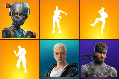 Elite Agent, Floss, Take The L, Laugh It Up, Slim Shady, Solid Snake