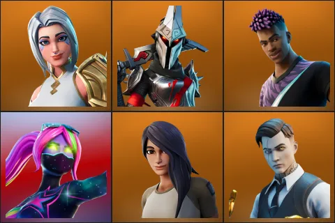 Ark, Eternal Knight, Fade, Galaxia, Gear Specialist Maya, Midas
