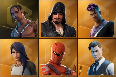 Travis Scott, Blackheart, Fade, Gear Specialist Maya, Hybrid, Midas