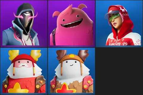 Xander, Yeddy, Arctic Adeline, Guff Gringle, Sled Ready Guff