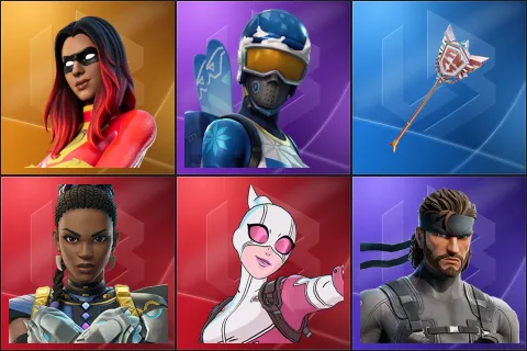 Joltara, Mogul Master, The Axe of Champions 2.0, Shuri, Gwenpool, Solid Snake