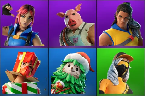 Explorer Emilie, Pig the Butcher, Trailblazer Tai, Holiday Boxy, Winterfest Bushranger, Runway Racer