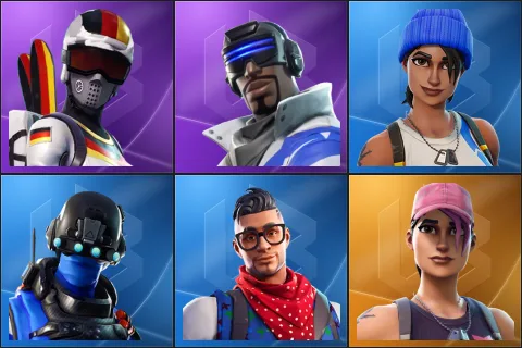 Mogul Master (GER), Blue Striker, Blue Team Leader, Carbon Commando, Prodigy, Rose Team Leader