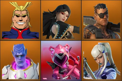 All Might, Era, Joey, Kymera, Mecha Cuddle Master, Mizuki