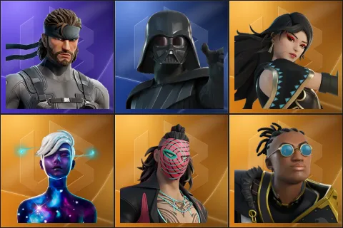 Solid Snake, Darth Vader, Era, Galaxy Scout, Kado Thorne, Malik