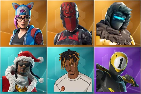 Lynx, Red Knight, Zenith, Santa Dogg, Slayer Juice WRLD, 1-Ball