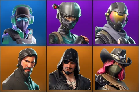 Breakpoint, Elite Agent, Rogue Agent, The Reaper, Blackheart, Calamity