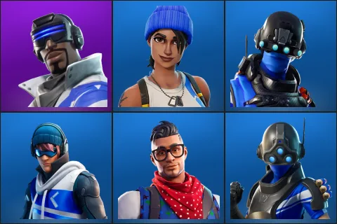 Blue Striker, Blue Team Leader, Carbon Commando, Point Patroller, Prodigy, Trilogy