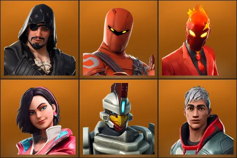Blackheart, Hybrid, Inferno, Rox, Sentinel, Vendetta