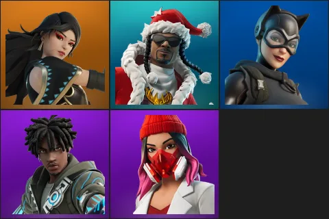 Era, Santa Dogg, Catwoman Zero, Trace, Yulejacket