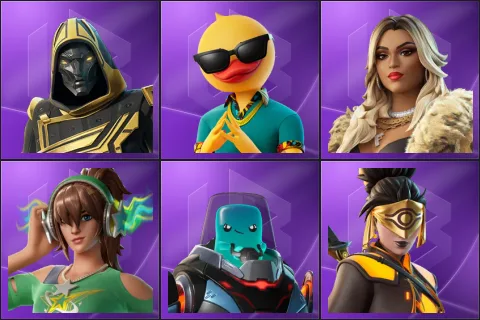 Blitz Knight, Cluster, Dylan, Heatwave PJ, The Guardian, The Voidblade