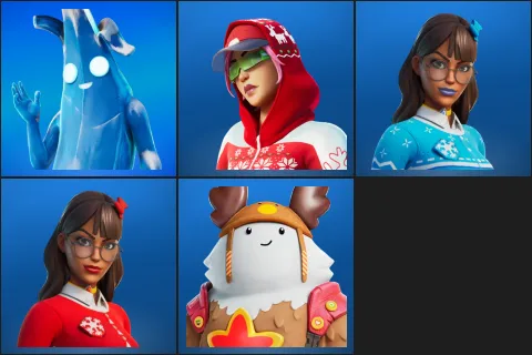 Polar Peely, Arctic Adeline, Blizzabelle, Krisabelle, Sled Ready Guff