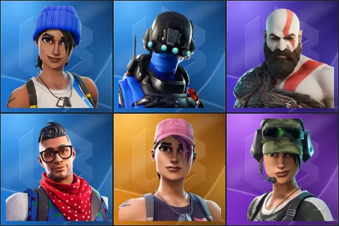 Blue Team Leader, Carbon Commando, Kratos, Prodigy, Rose Team Leader, Trailblazer