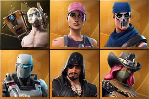 Psycho Bandit, Rose Team Leader, Warpaint, A.I.M., Blackheart, Calamity