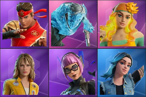 FIRE Master Kai, Gale, Soleil, The Bride, Void Walker Lynx, Melodie Mars